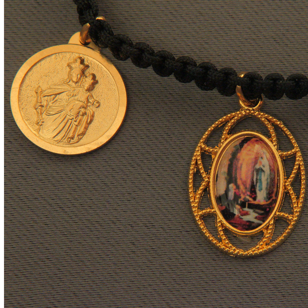 Bracciale Tris: S. Antonio, Madonna e Maria ausiliatrice