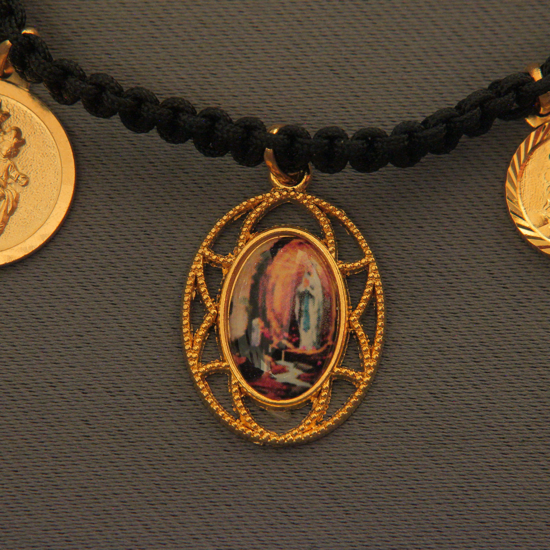 Bracciale Tris: S. Antonio, Madonna e Maria ausiliatrice