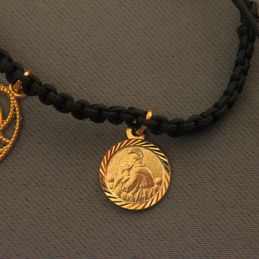 Bracciale Tris: S. Antonio, Madonna e Maria ausiliatrice