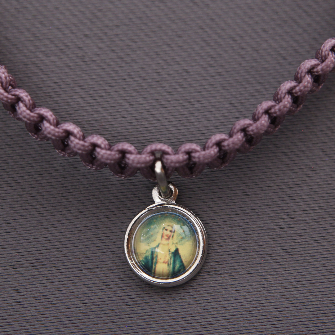 Bracciale con medaglietta Madonna Miracolosa