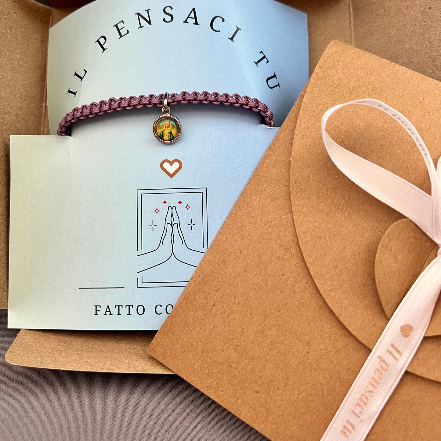 Bracciale con medaglietta Madonna Miracolosa